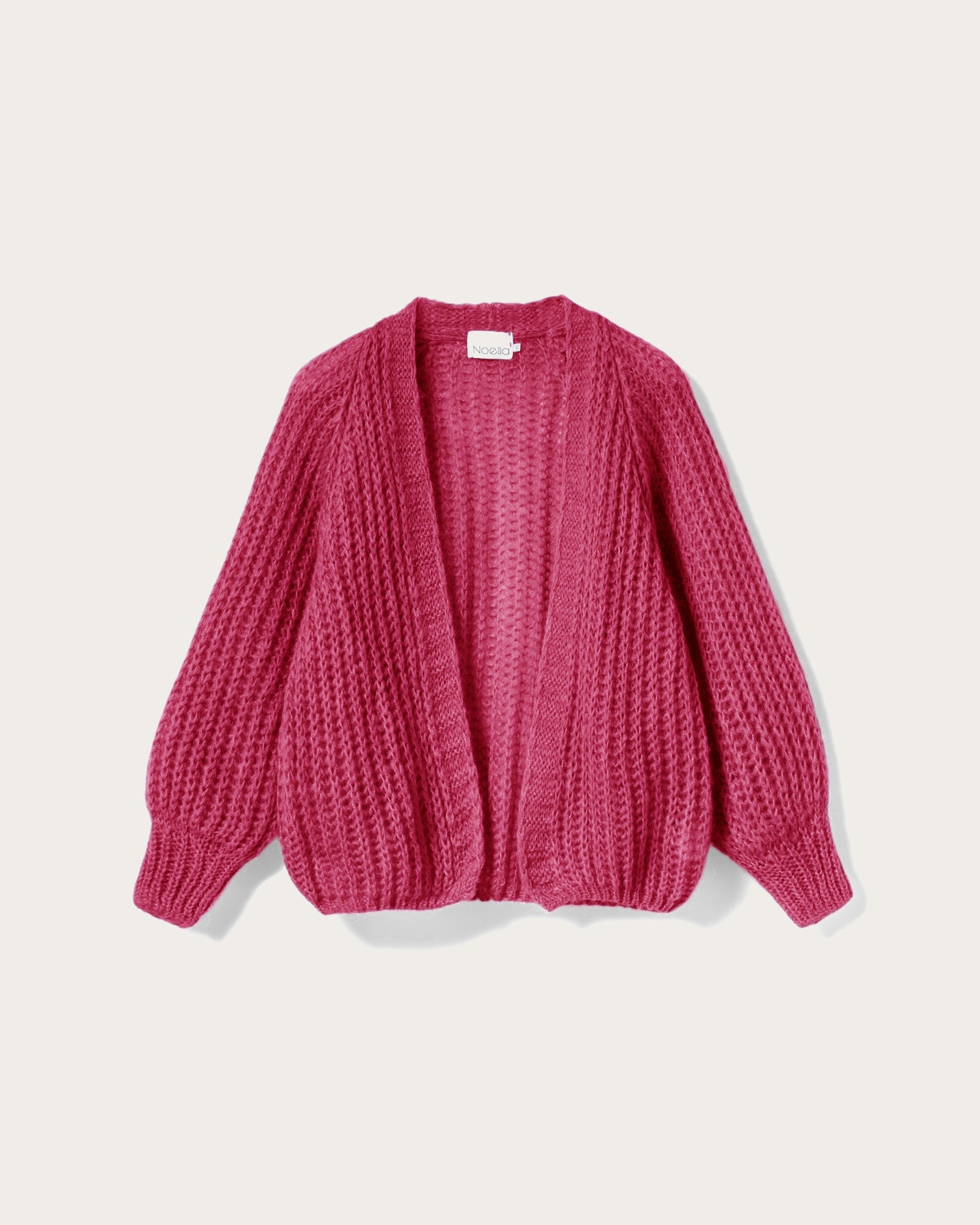 Noella Joseph Knit Cardigan Dark Pink