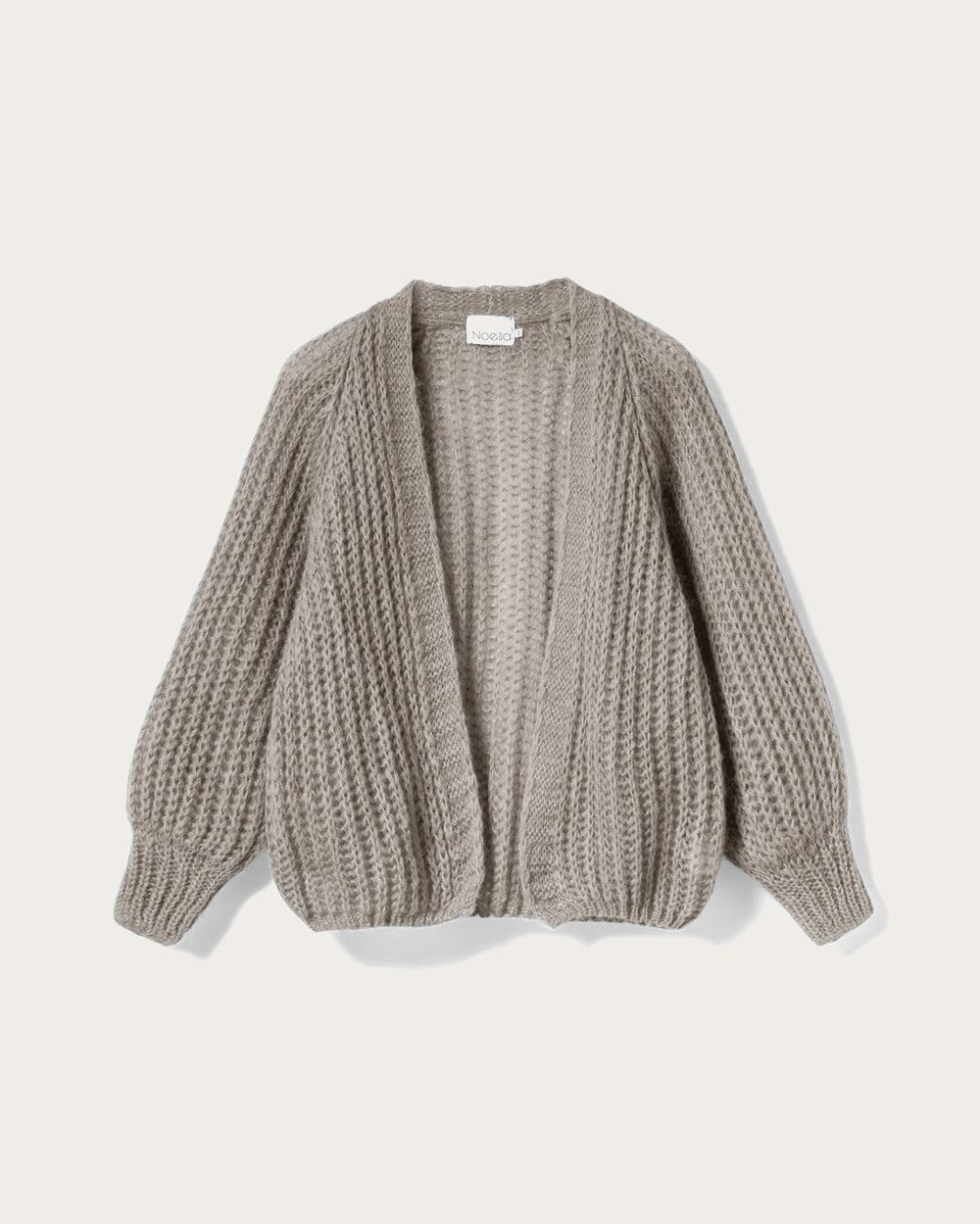Noella Joseph Knit Cardigan Light Grey