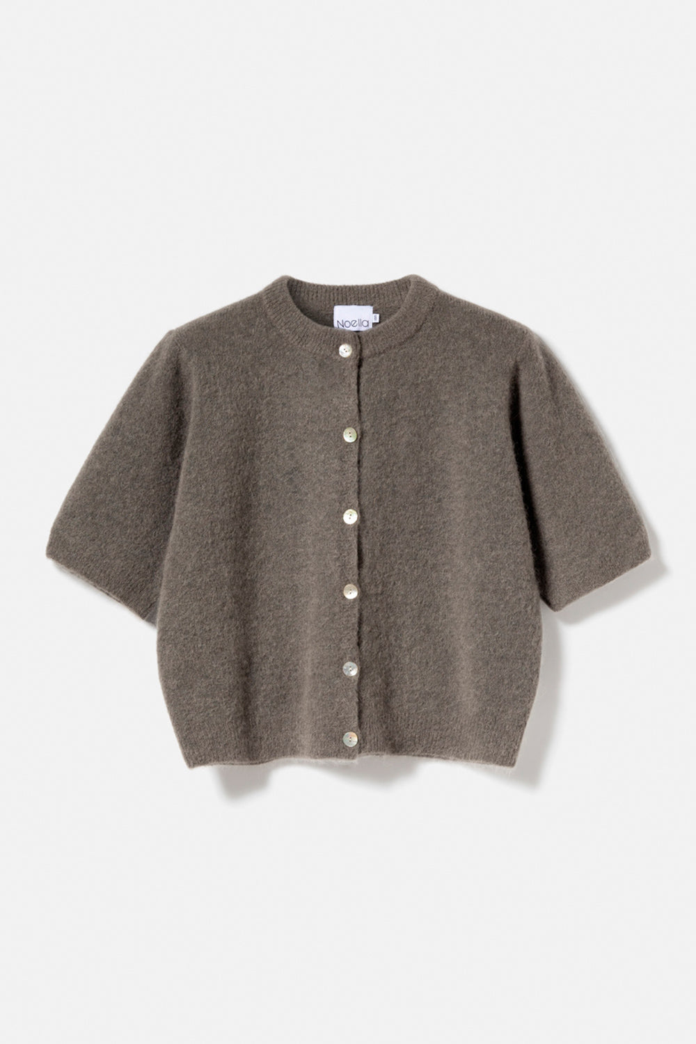 Noella Kae SS Knit Cardigan Coffee