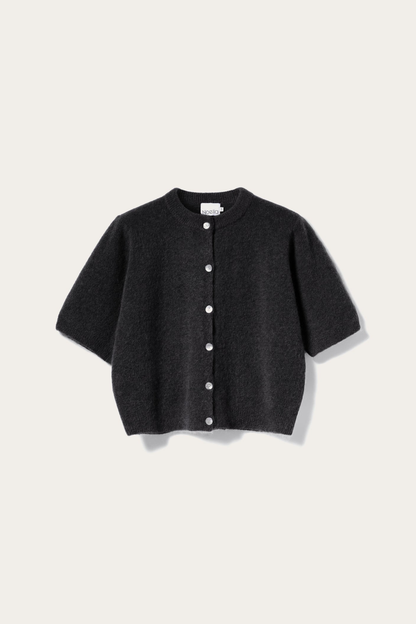 Noella Kae SS Knit Cardigan Dark Grey