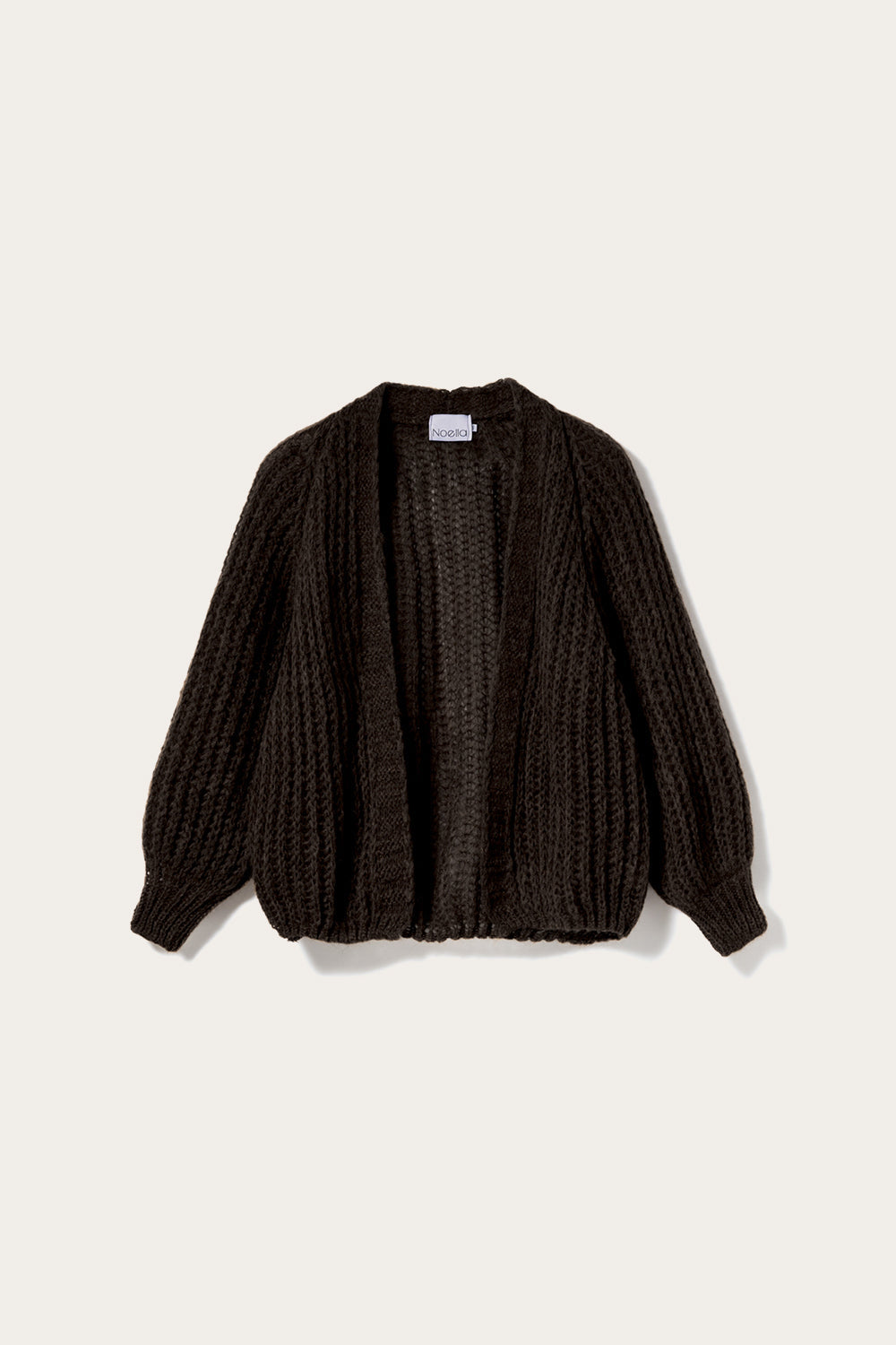 Noella Joseph Knit Cardigan Dark Brown