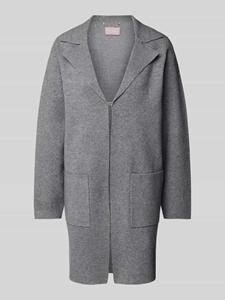 Christian Berg Woman Selection Lange jas met reverskraag en steekzakken