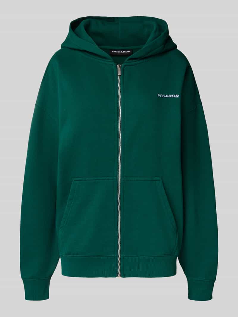 Pegador Oversized sweatjack met logostitching, model 'Clarita'