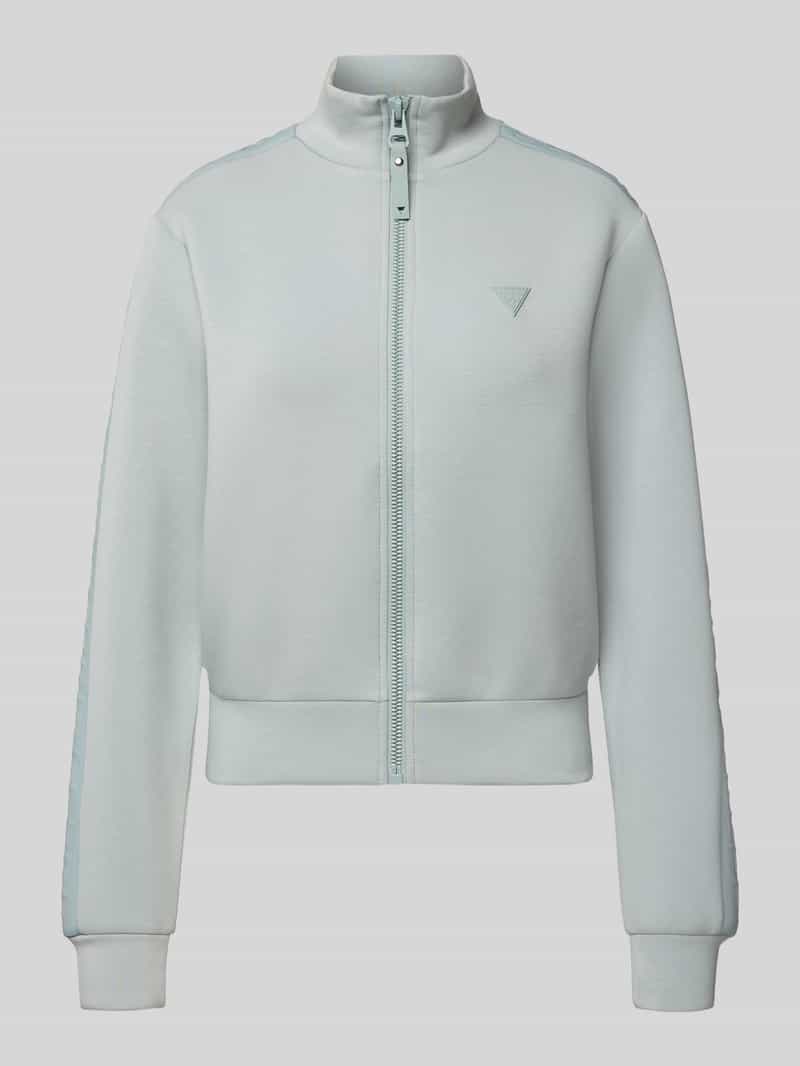 Guess Activewear Sweatjack met labelapplicatie, model 'NEW ALLIE'