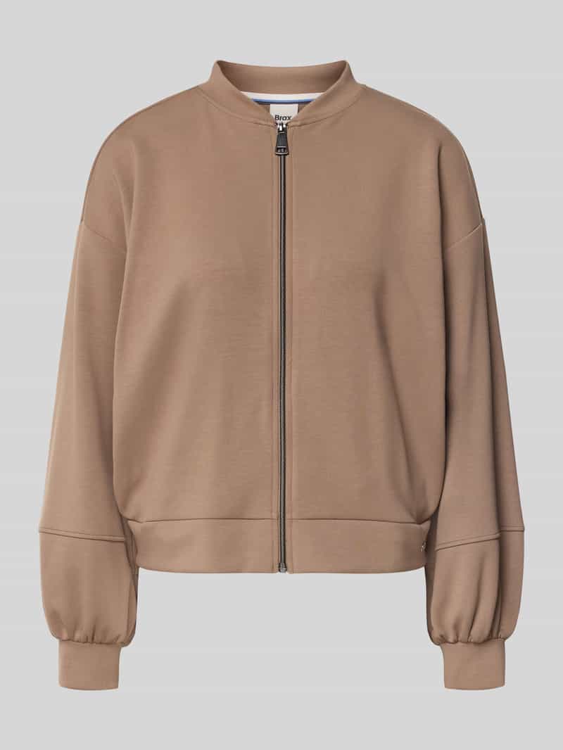 BRAX Sweatjack met ritssluiting, model 'BECKY'