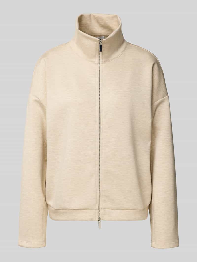 Rich & Royal Sweatjack van viscosemix met tweewegsritssluiting