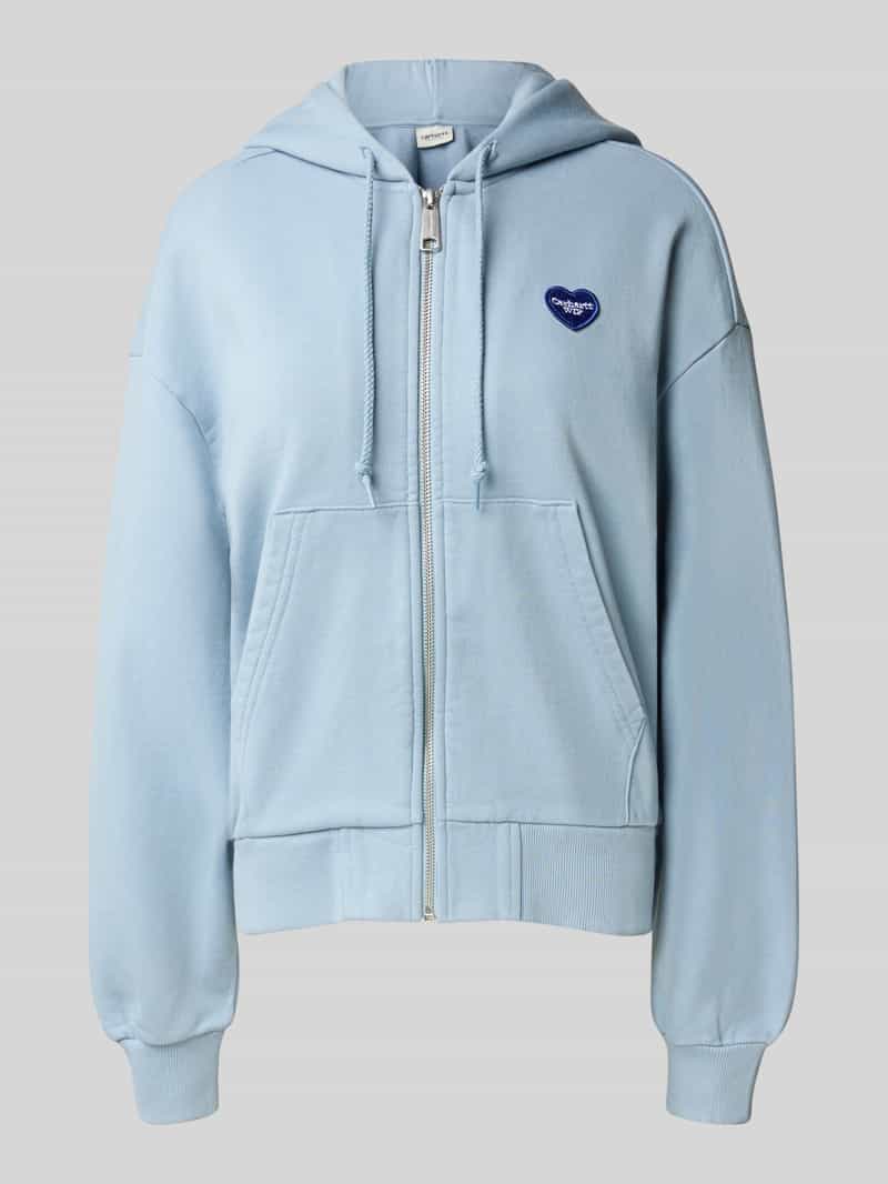 Carhartt Work In Progress Sweatjack met labelstitching