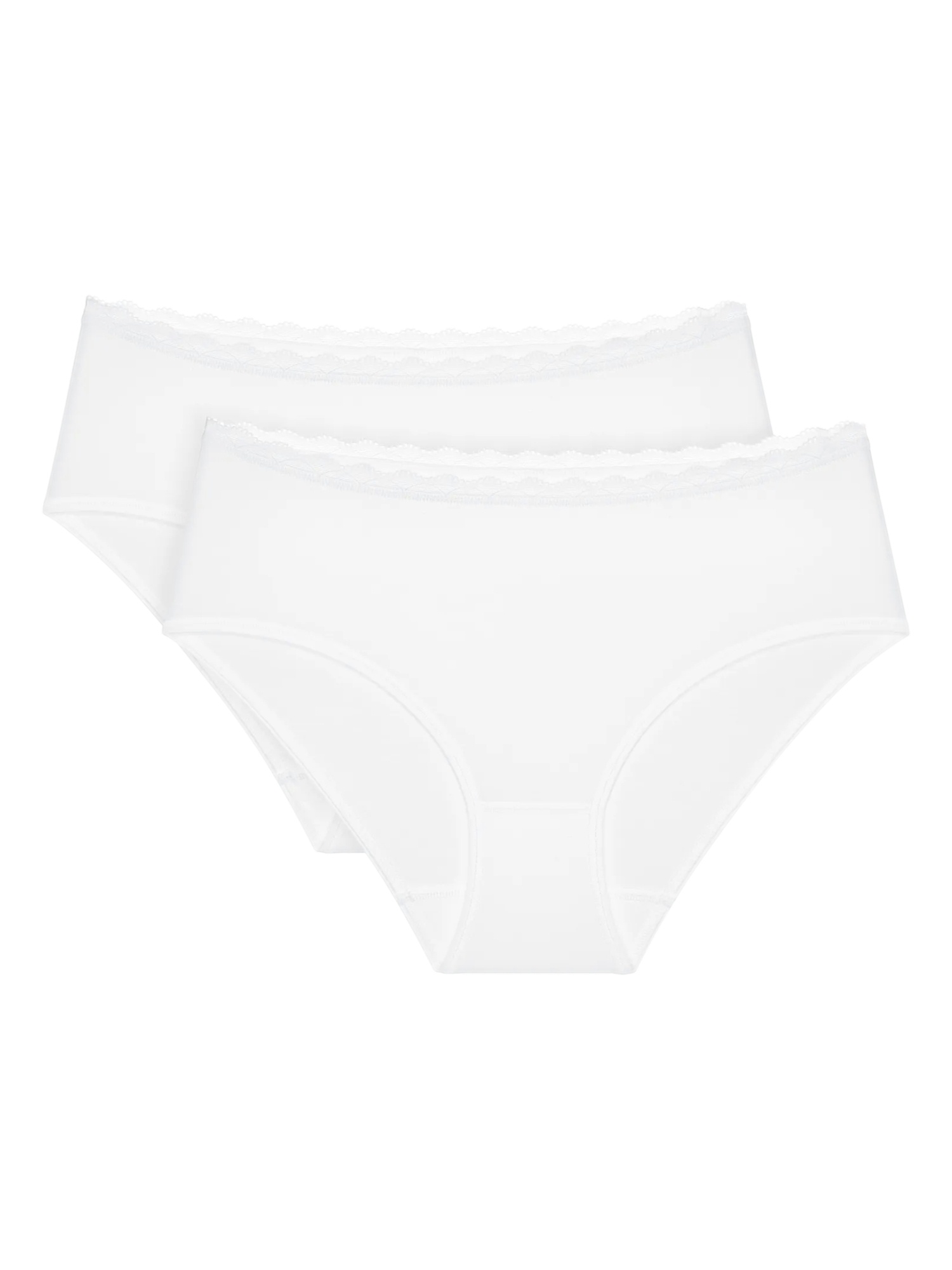 Triumph Tai slip Feel of Modal zijdezacht, kanten band (Set van 2)
