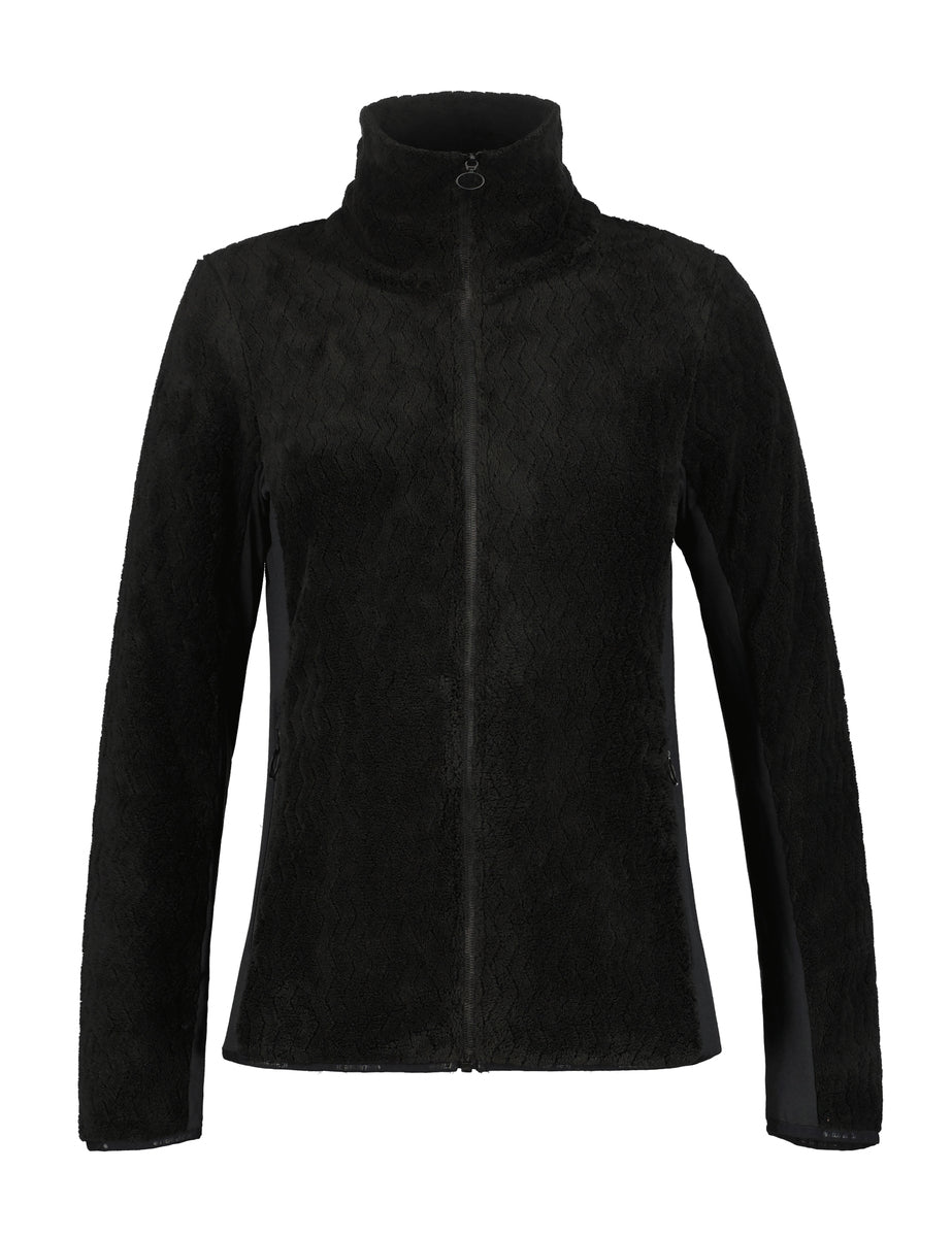 Icepeak Ellaville fleece vest zwart dames