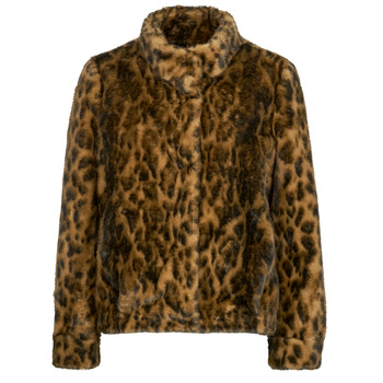 Guess Mantel  LUNA FAUX FURE LEOPARD