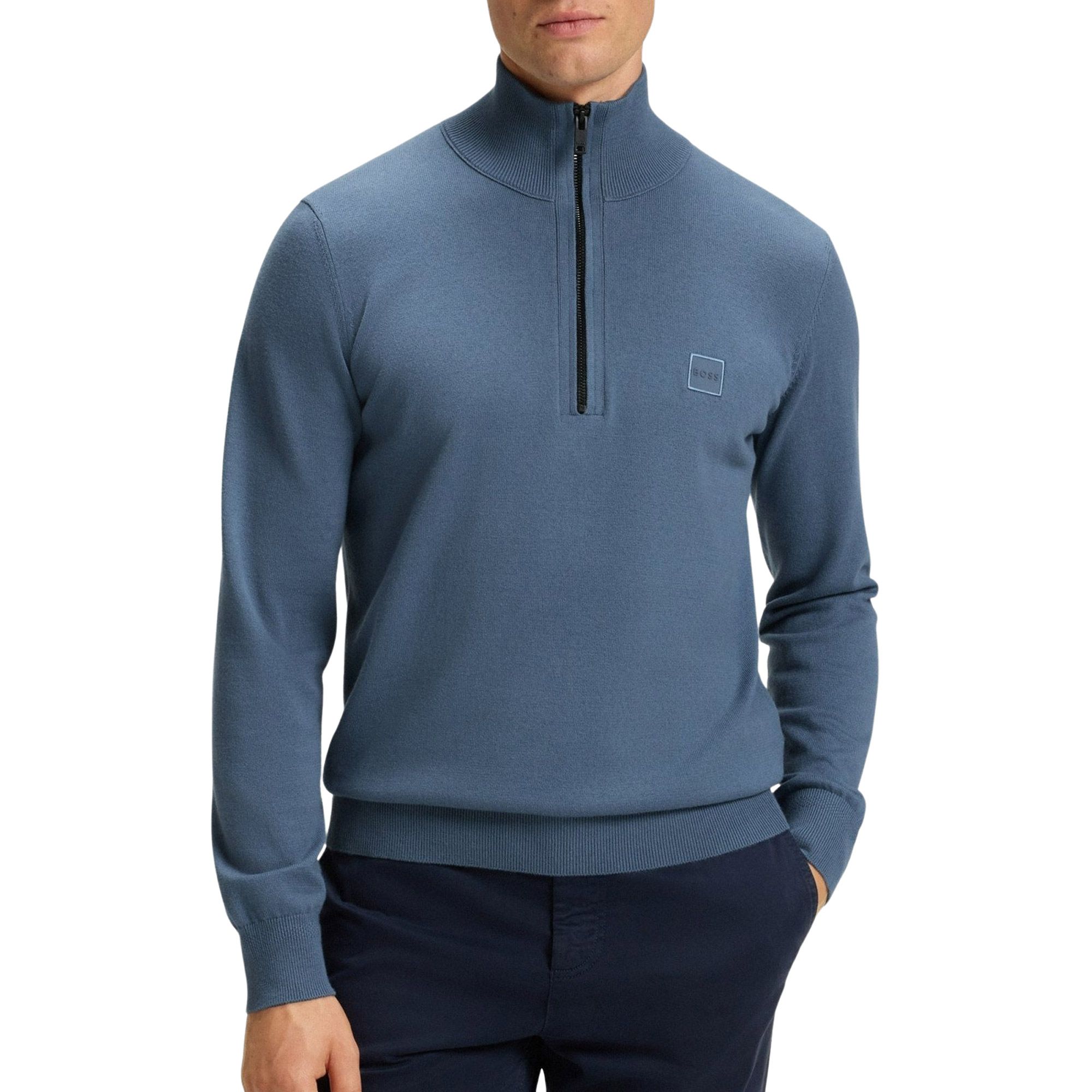 Boss Kanobix Half Zip Sweater Heren
