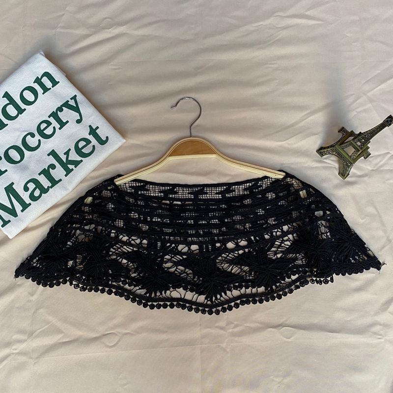 The BAY Dames Zomer Gehaakt Kant Zonbescherming Cardigan Sjaal One Size