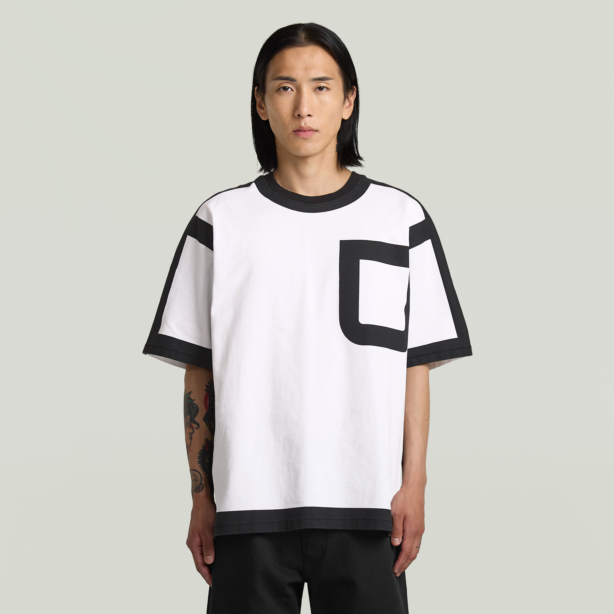 G-Star RAW MN New Icon Oversized T-Shirt - Wit - Heren