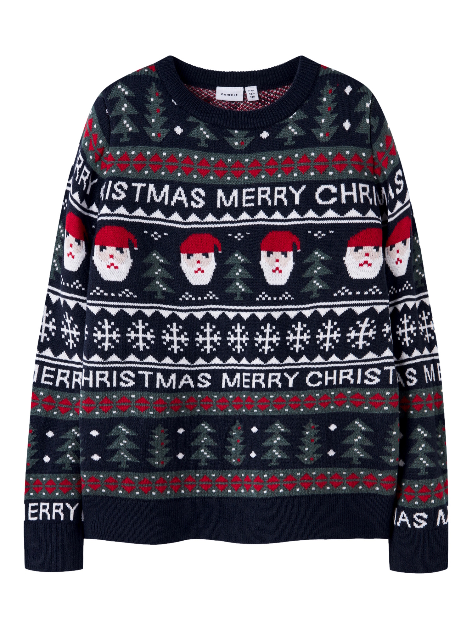 Kersttrui NKNRASTOKKA LS KNIT