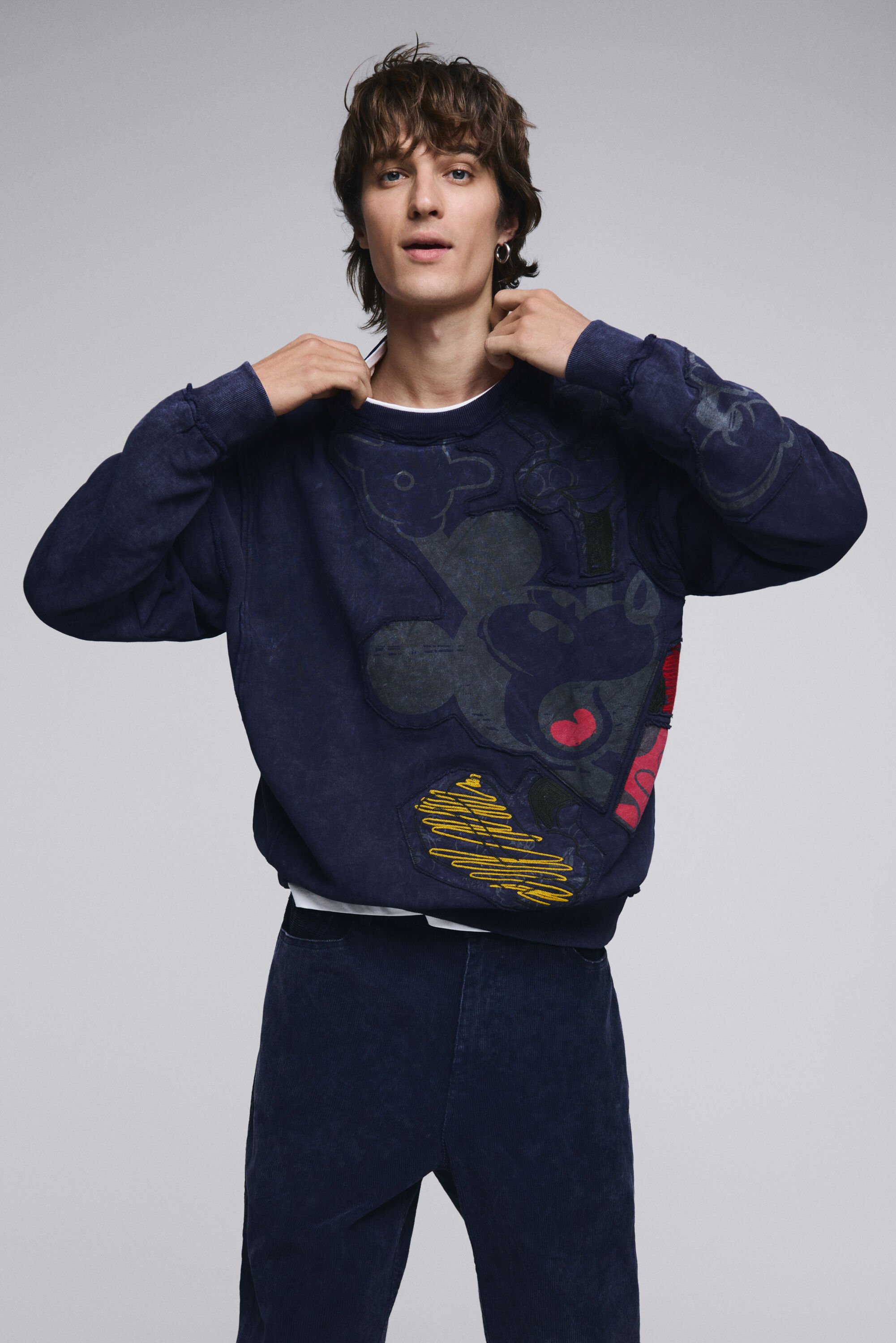 Desigual Mickey Mouse™ tie-dye sweatshirt - BLUE