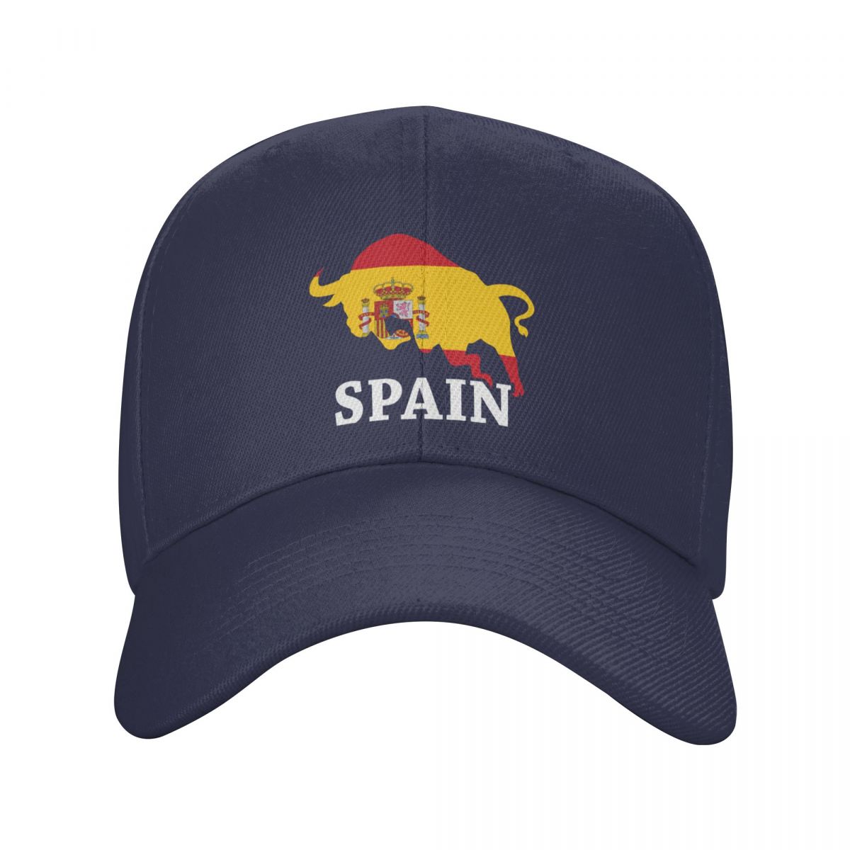 Colomi Klassieke Spaanse Stier Spanje Vlag Baseballpet Unisex Vrouwen Custom Verstelbaar Volwassen Papa Pet Outdoor Baseball Cap
