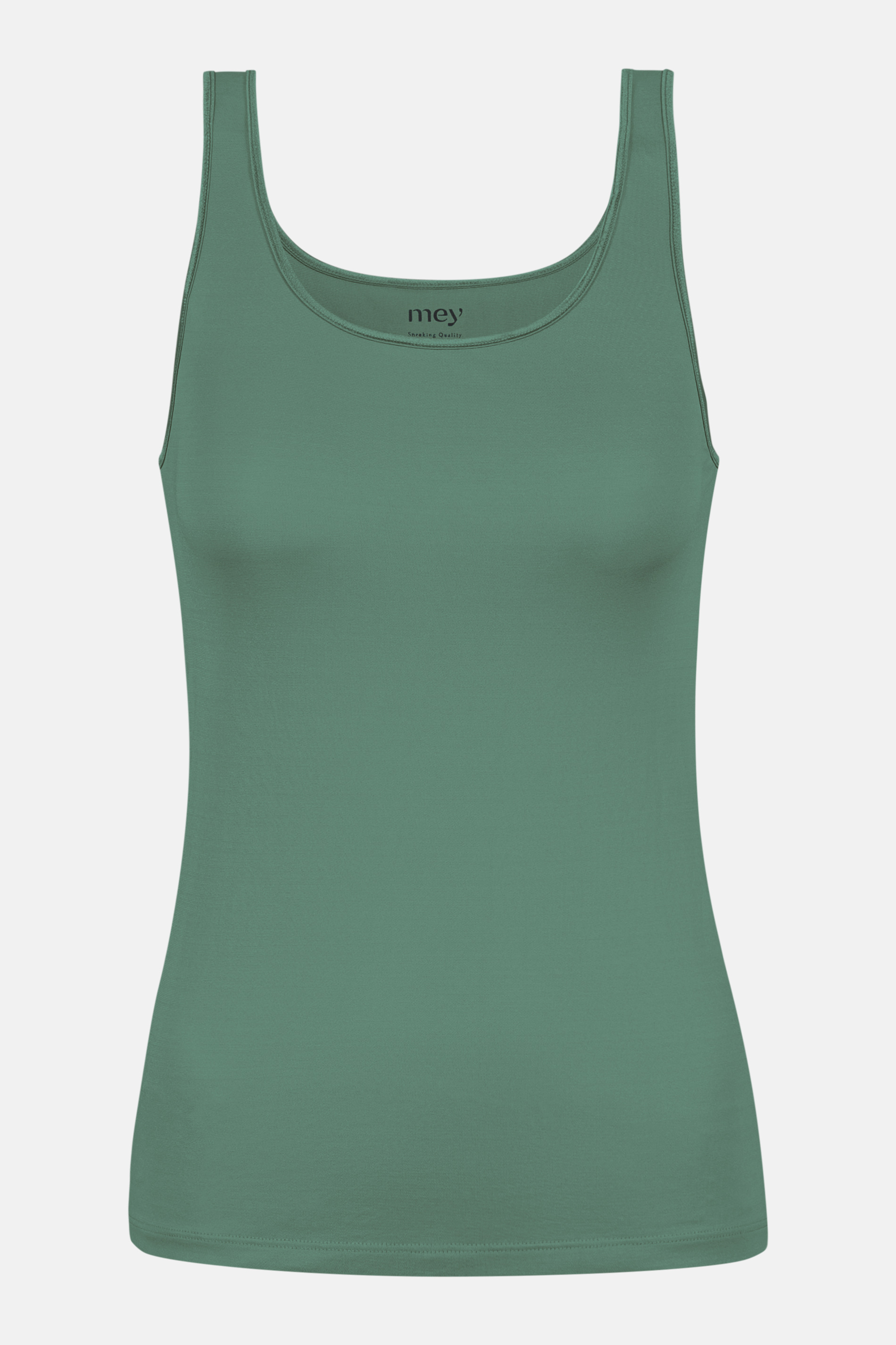 Mey Tanktop Serie Emotion zonder zijnaden, brede bandjes, fijnrib, ronde halslijn