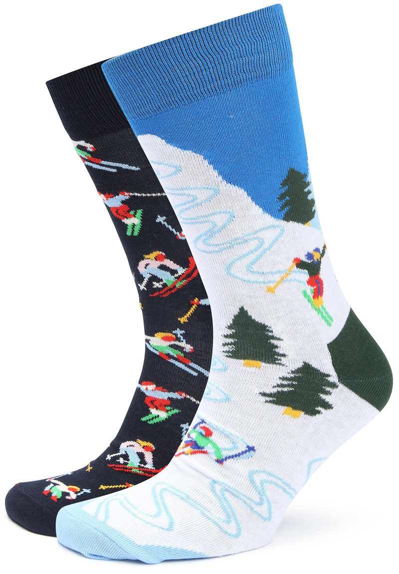 Happy Socks Sokken 2-Pack Winter Sports