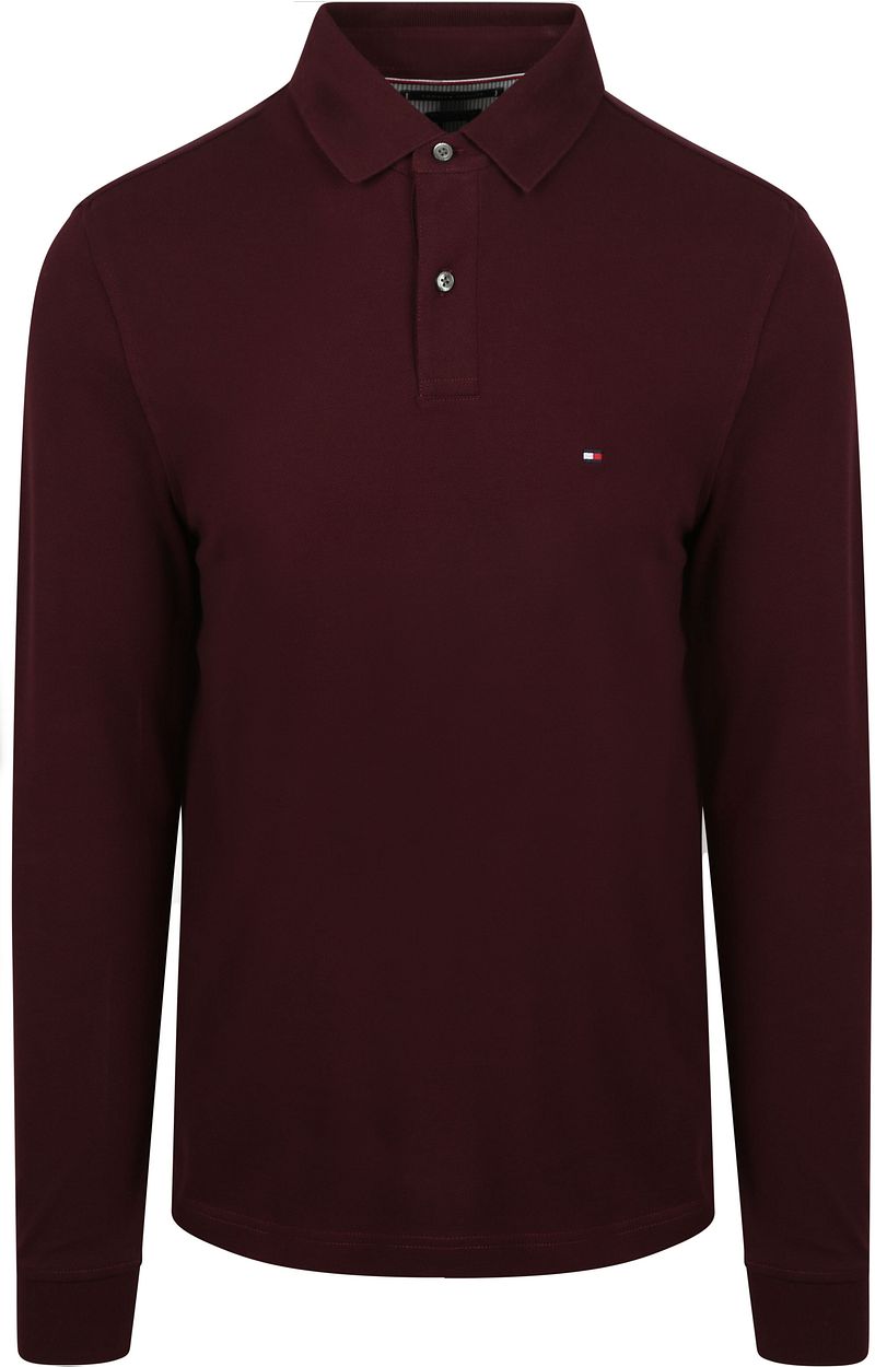 Tommy Hilfiger Longsleeve Polo Bordeaux
