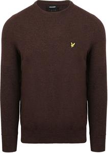 Lyle and Scott Lyle & Scott Pullover Lamswol Bruin