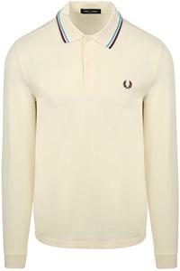 Fred Perry Longsleeve Polo Ecru Z46