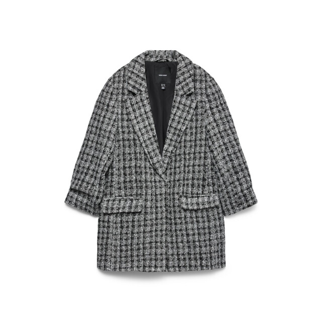 Vero Moda Lange blazer VMFRIDA LS REGULAR BLAZER NOOS zonder sluiting en met gerimpelde 3/4 mouw