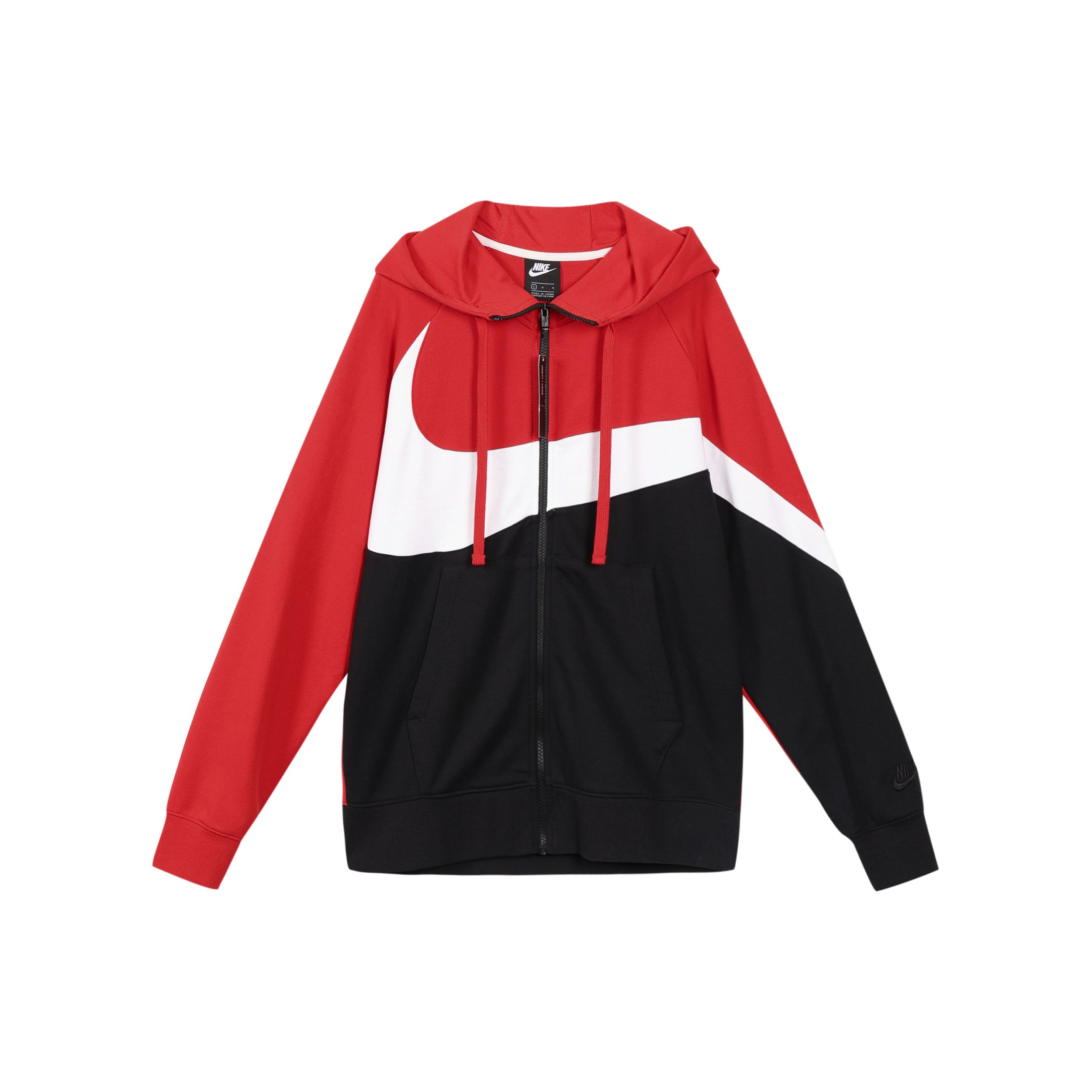 Nike Big Swoosh Zip-Up Hoodie Jas Heren Bovenkleding Rood AR3085-657 XL