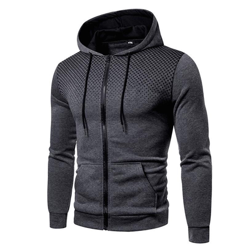 AI Supermarket Heren Casual Rits Sport Sweatshirt - Herfst/Winter Editie XXL donkergrijze kleur