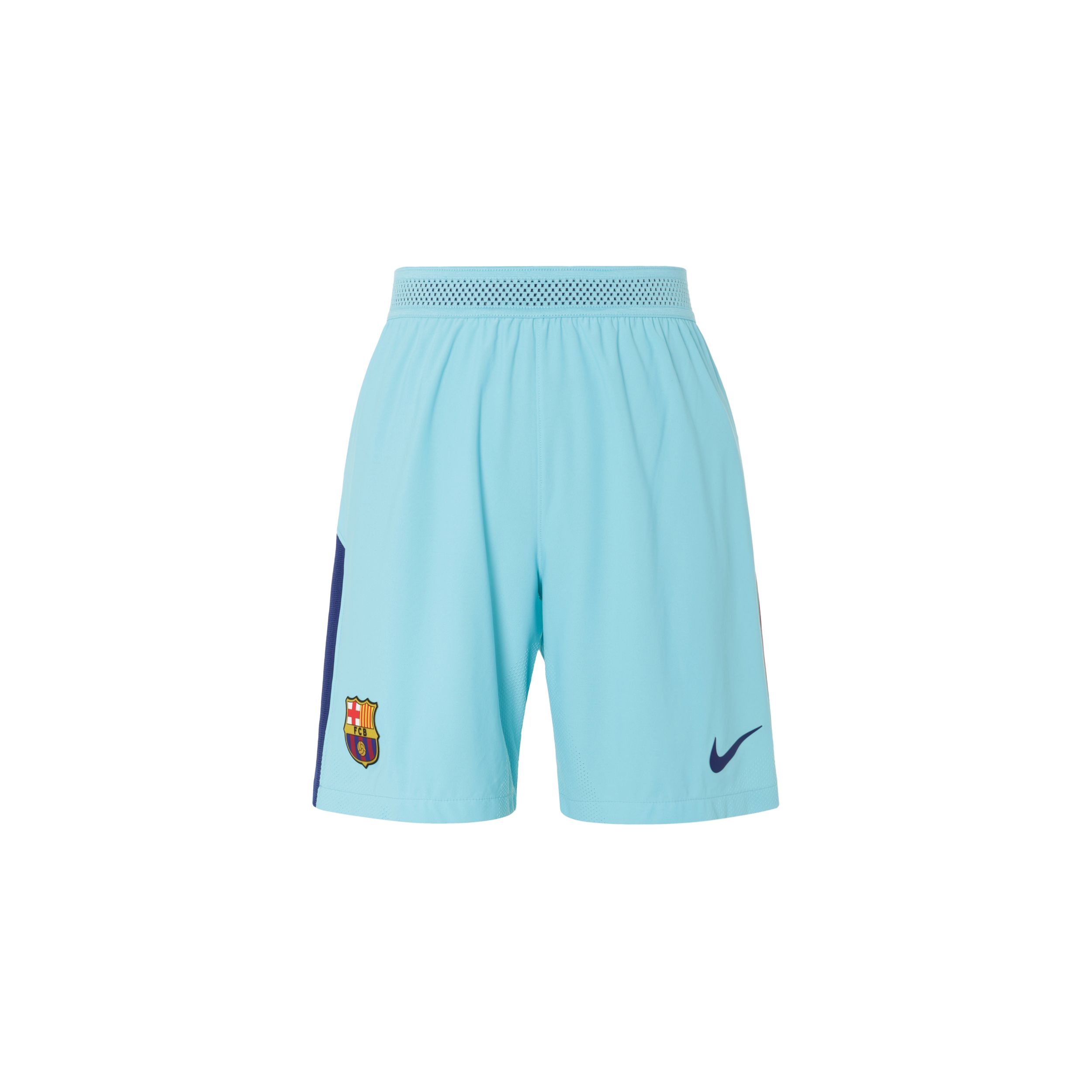 Nike Barcelona Uit Colorblock Ademend Sneldrogend Veelzijdig Voetbalbroek Unisex onderstukken Teal 847192-483 M