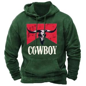 ETST42 Nieuwe Hoodies Sweatshirt Heren Hoodie 3D Cowboy Bedrukte Pullover Oversized Heren Tops Mannelijk Yellowstone Losse Vintage Kleding Hot 5XL