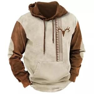 ETST42 Nieuwe Hoodies Sweatshirt Heren Hoodie 3D Cowboy Bedrukte Pullover Oversized Heren Tops Mannelijk Yellowstone Losse Vintage Kleding Hot L