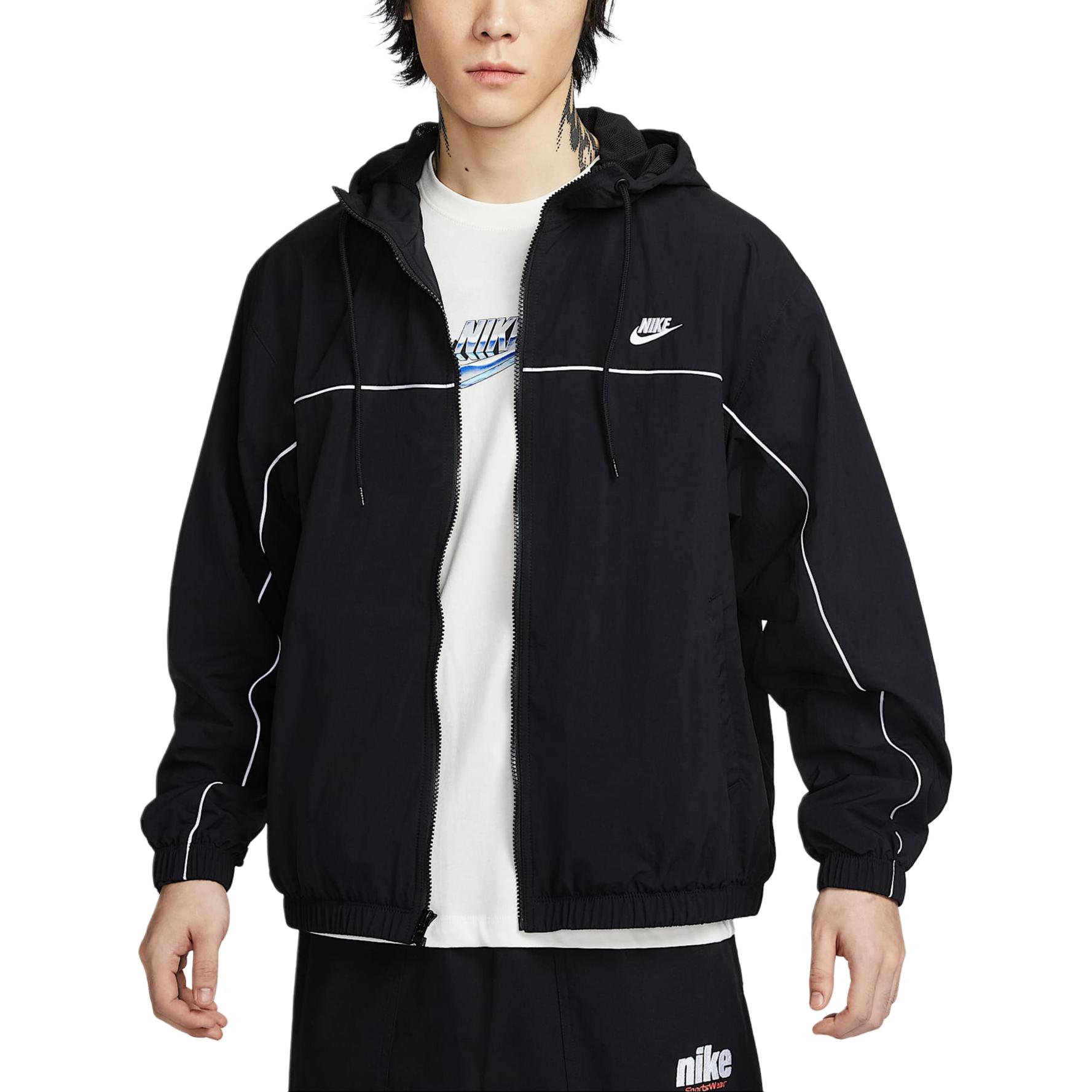 Nike Sportswear FW25 Mode Comfortabel Jack met Capuchon Heren jassen Zwart HJ2013010 L