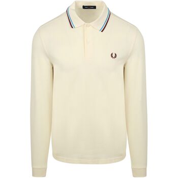 Fred Perry Sweater  Longsleeve Polo Ecru Z46