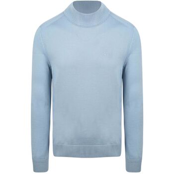 Boss Sweater  Turtleneck Trui Avac Wool Blend Lichtblauw