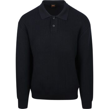 Boss Sweater  Longsleeve Poloshirt Kotor Navy