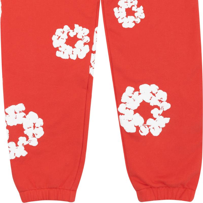 YoungGirl Y2K hiphop streetwear casual modetrend schuim bedrukte losse broek L watermeloen rode kleur