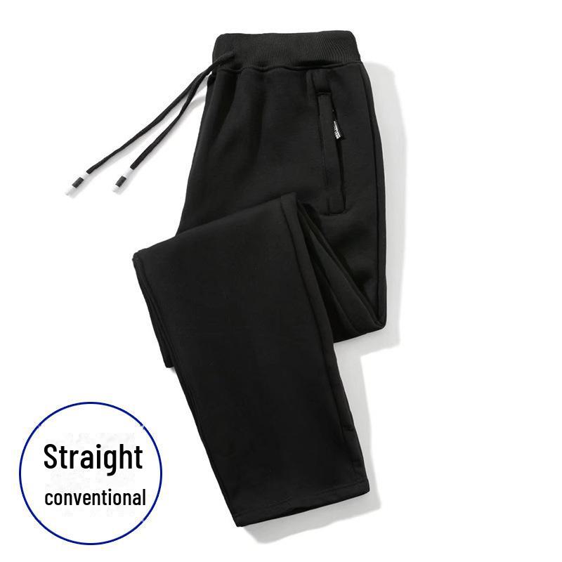 PulseTrade Heren Warme Fleece Joggingbroek - Slim Fit, Dik Casual, Rechte Pijp voor Herfst en Winter XL [115-130 lbs]