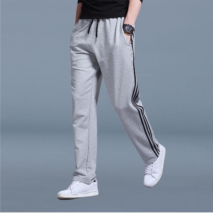 XD67DL Sweatpants Herenbroeken Grote maten Losse casual Studenten Sweatpants Heren Rechte broeken Lange broeken XL grijs
