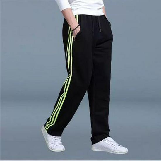 The BAY Heren Elastische Taille Rechte Pijp Plus Size Sportbroek 4XL (recommended for 175-190 jin)