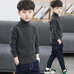 WTEMPO Kindertrui Ronde Hals Pullover Winter Gebreide Trui Winter Dik Warm Basis Trui 140