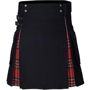 JunChengMY Nieuwe Schotse traditionele Highland Plaid-jurk Festivaljurk Heren Plaid Contrast Geplooide Rok 2XL