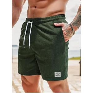 King Billion Heren Casual Shorts Mannelijke Bench Korte Broek Trekkoord Ontwerp Klassieke Buitenkleding Comfortabele Effen Kleur Joggingbroek Hardlopen Sport US XXL groen
