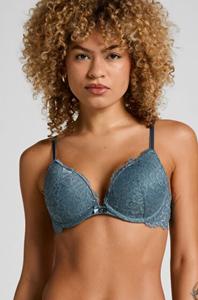 Hunkem&ouml;ller Voorgevormde push-up beugel bh Marine Blauw