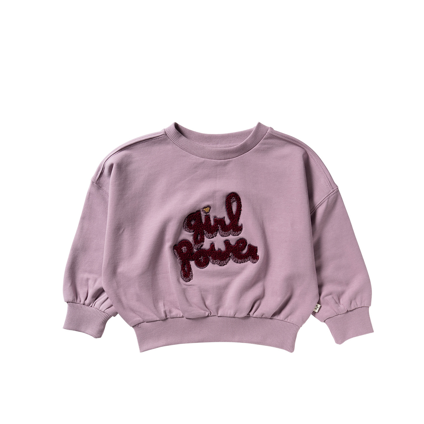Your wishes winter sweater meisjes - paars - Girl Power - oversized fit