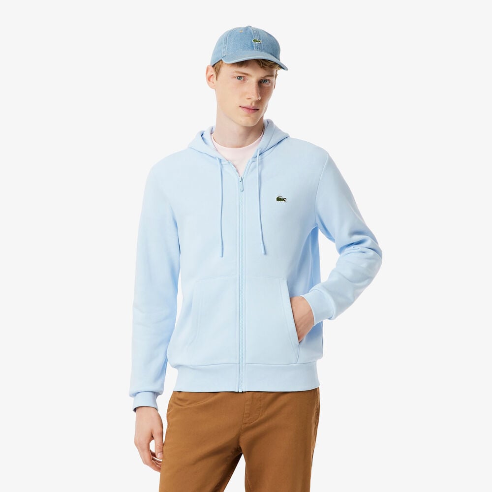 Lacoste Core Lifestyle Zip Sportjas Heren-Lichtblauw