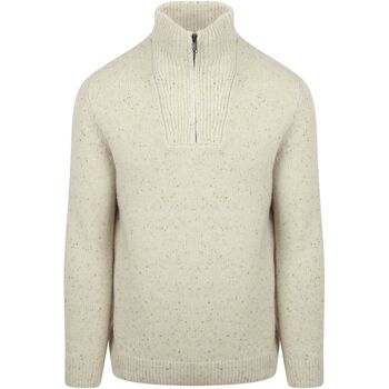 Mcgregor Sweater  Half Zip Trui Lamswol Blend Ecru