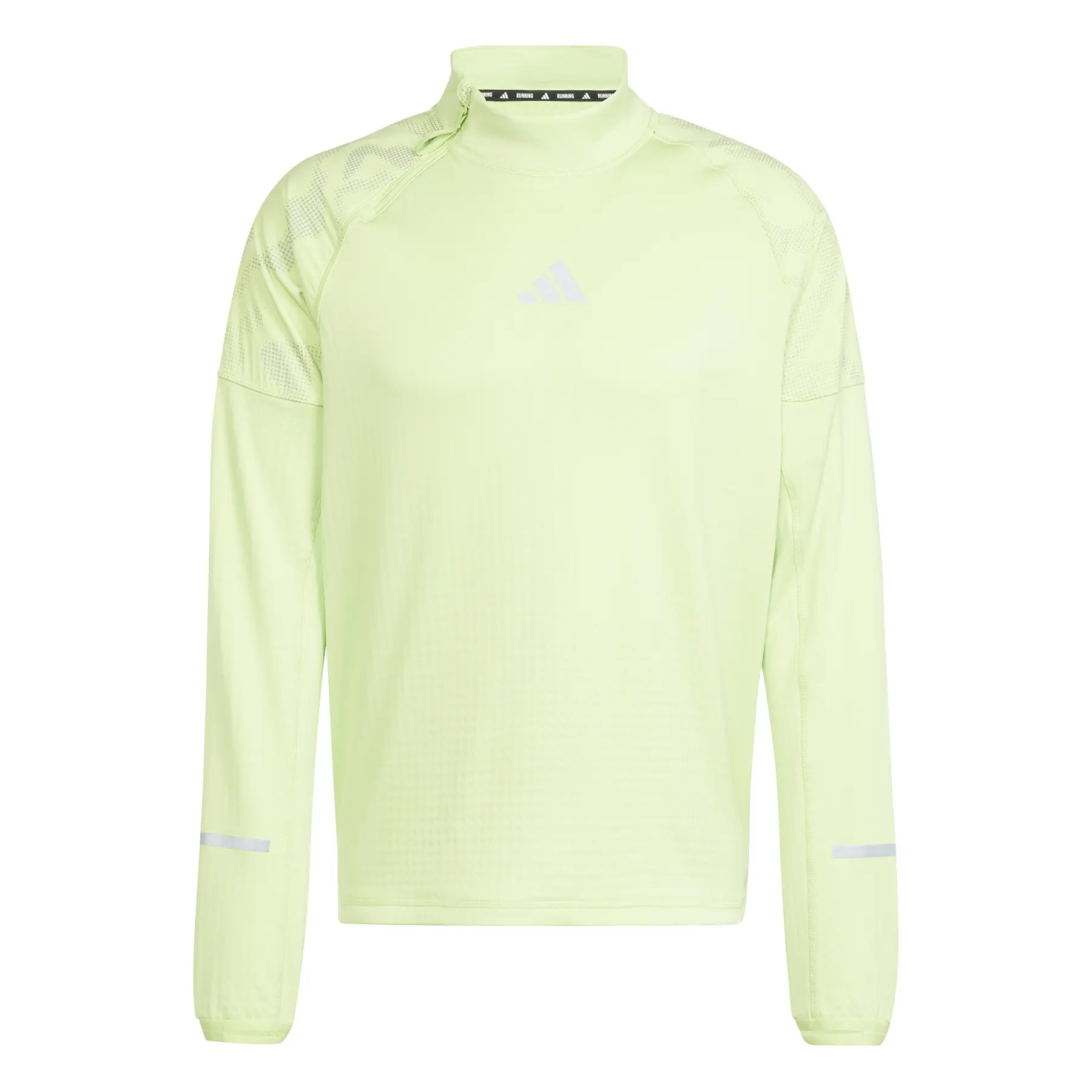 Adidas Performance Colshirt ULT HIVIS 1/2 M Running shirt met lange mouwen