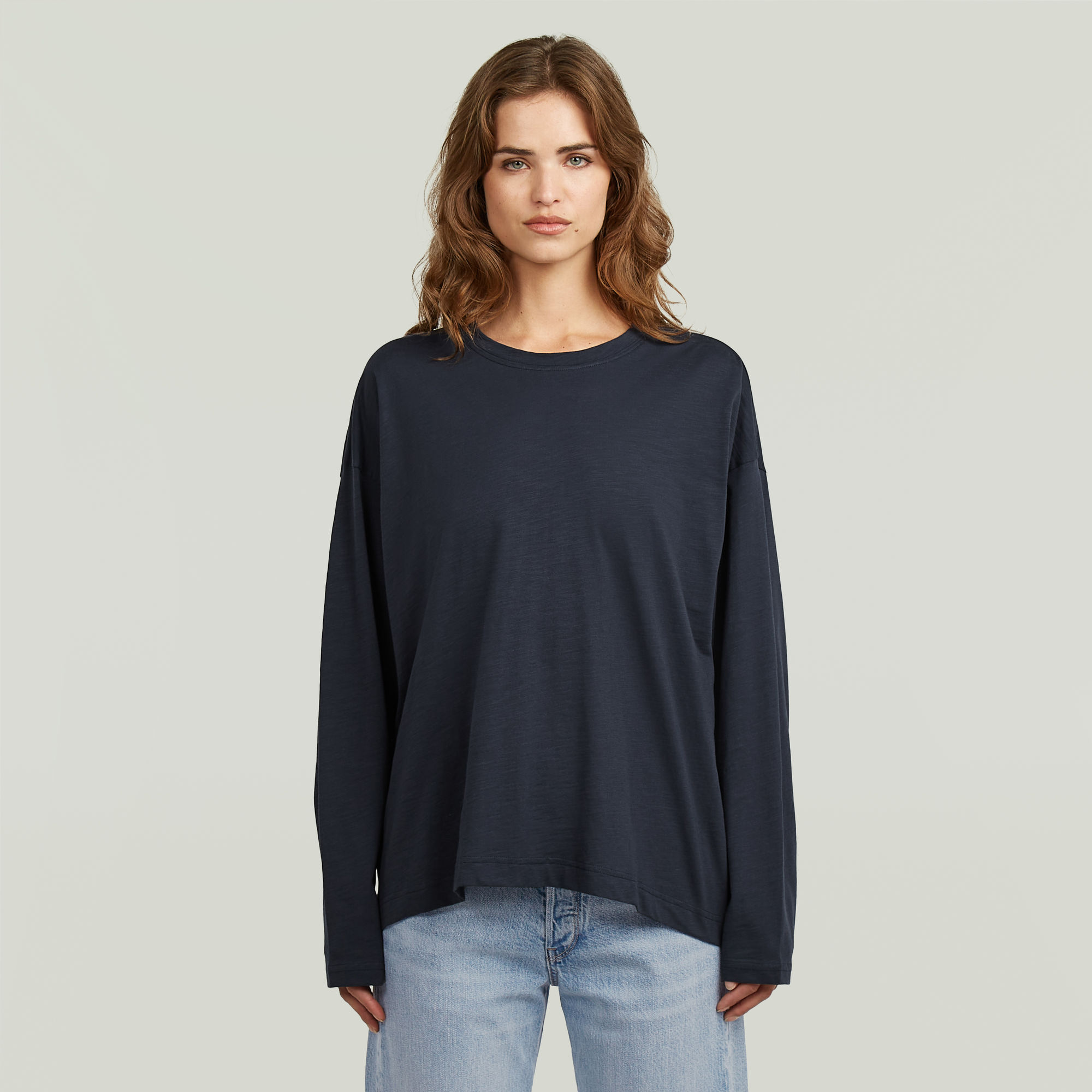 G-Star RAW Oversized T-shirt - Donkerblauw - Dames