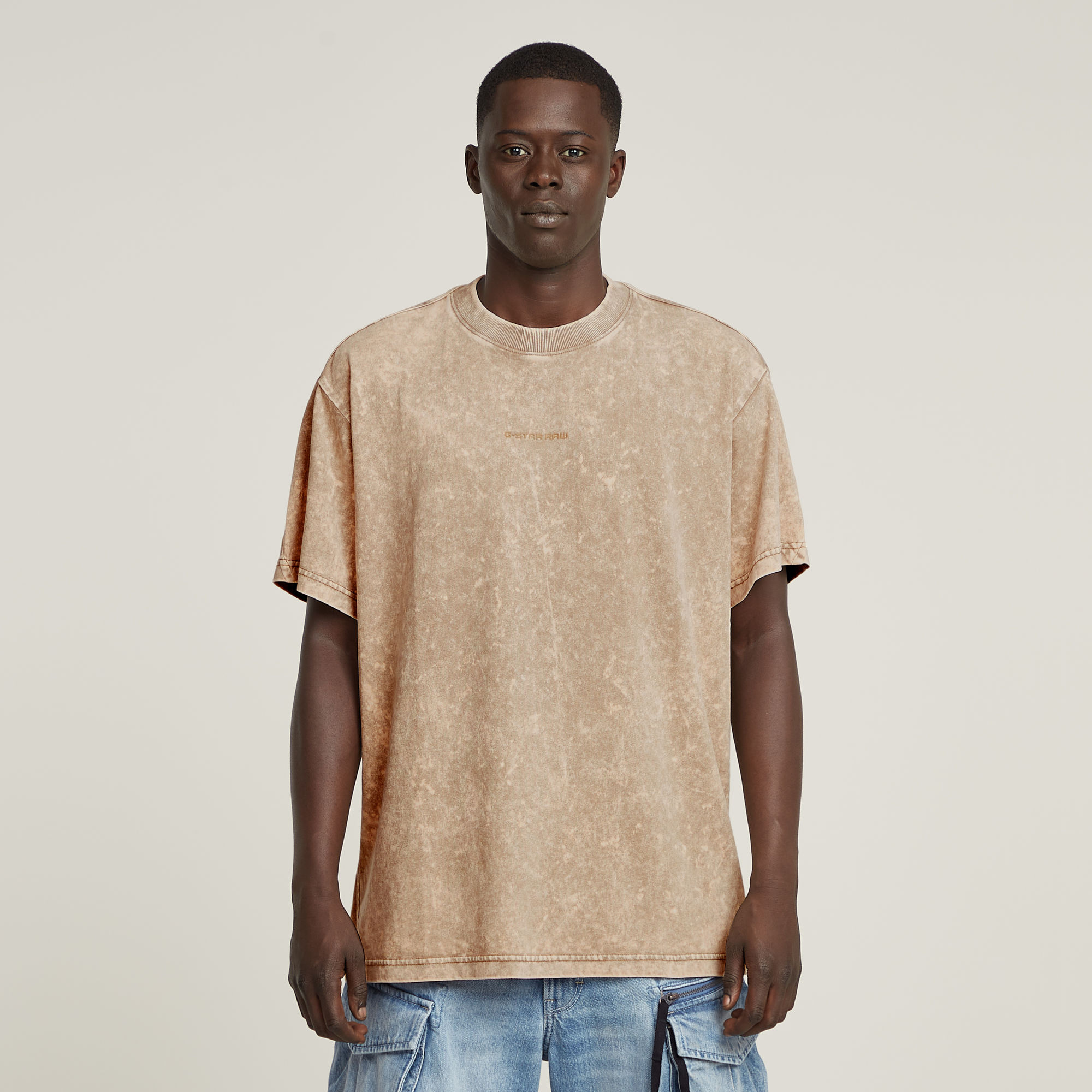 G-Star RAW Washed Loose T-Shirt - Beige - Heren