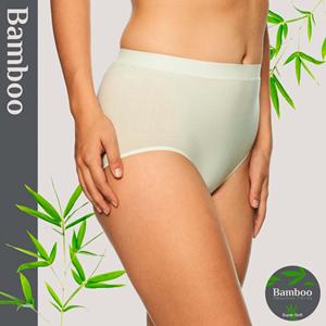 Lady Avenue Bamboo midi slip, wit